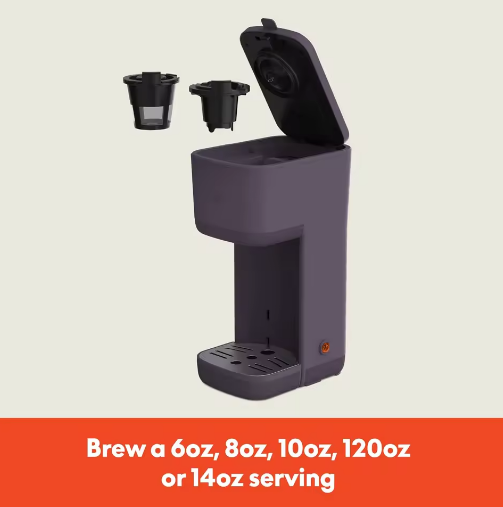 Single Serve Coffee Maker | Dual Brew (K-Cup & Ground Coffee)