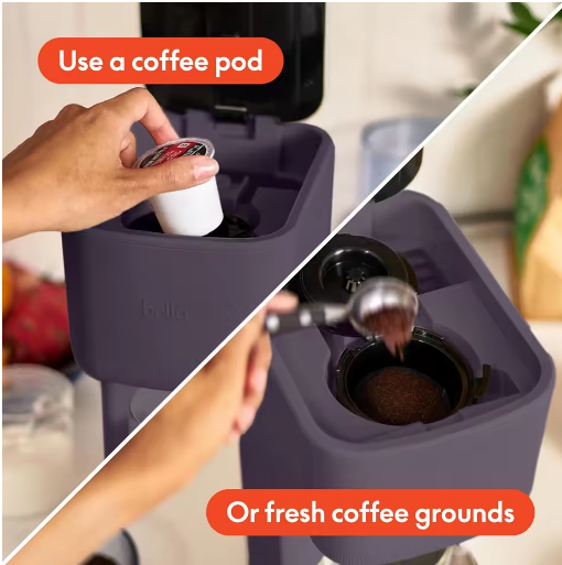 Single Serve Coffee Maker | Dual Brew (K-Cup & Ground Coffee)