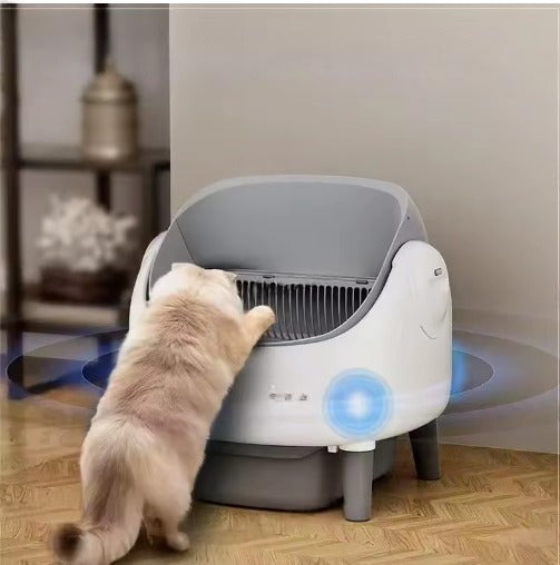 ๐พ Smart Cat Litter Box โ Modern, Odor-Free, and Effortless Cleaning